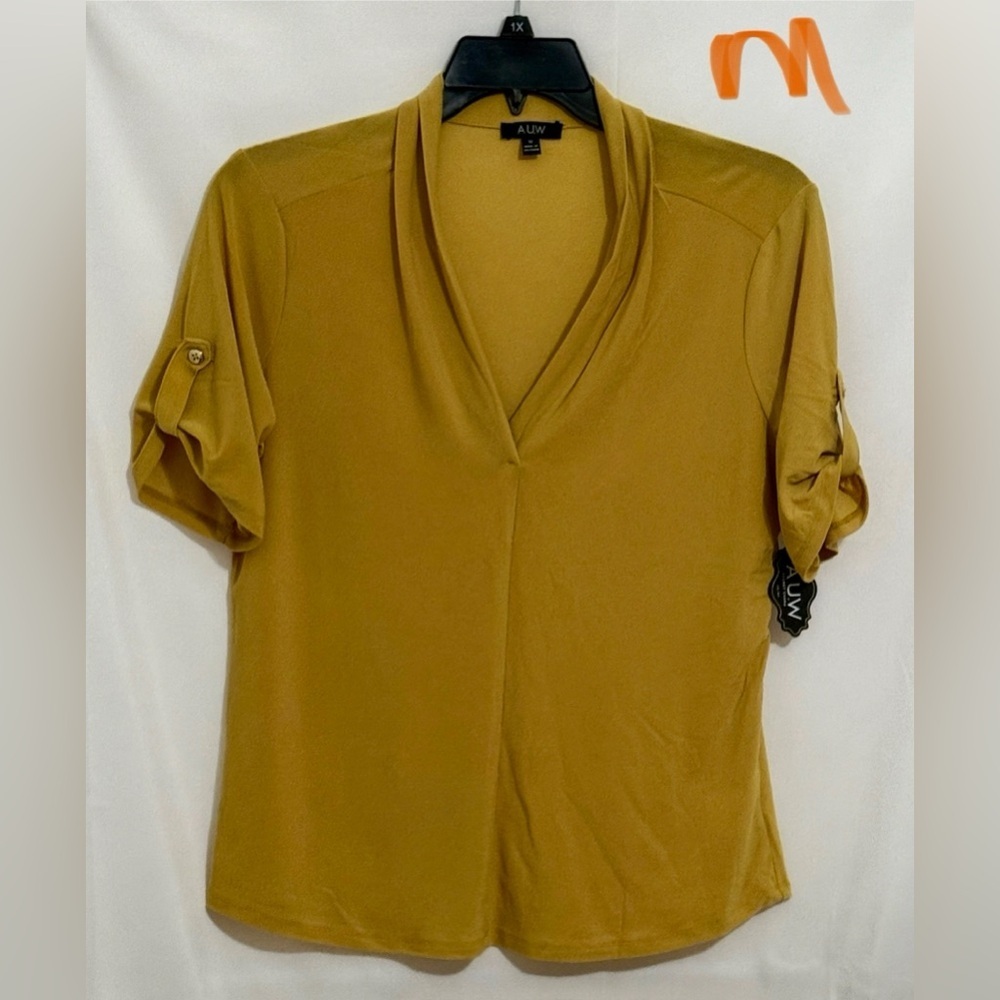 AUW Mustard Yellow Blouse